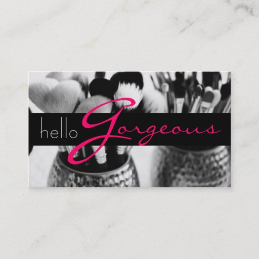 Customizable MakeUp Artist Cosmetology Salon Beauty Business Business Card Templates
