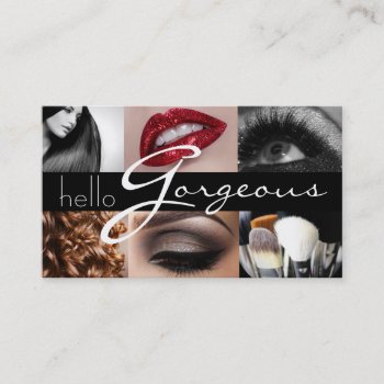 Makeup Artist Cosmetology Salon Beauty Business Business Card by olicheldesign at Zazzle