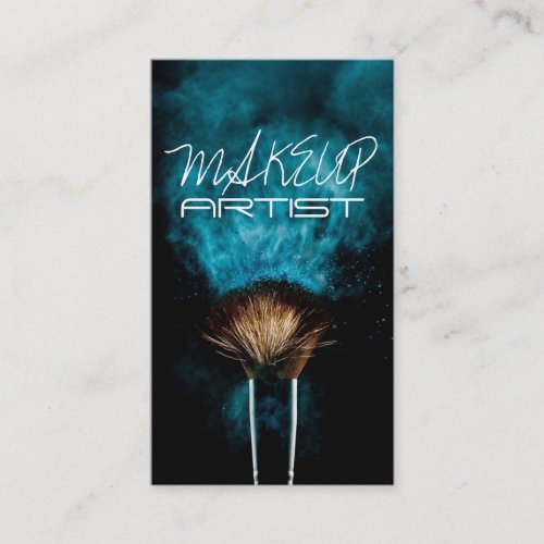 MakeUp Artist, Cosmetology, Salon Business Card