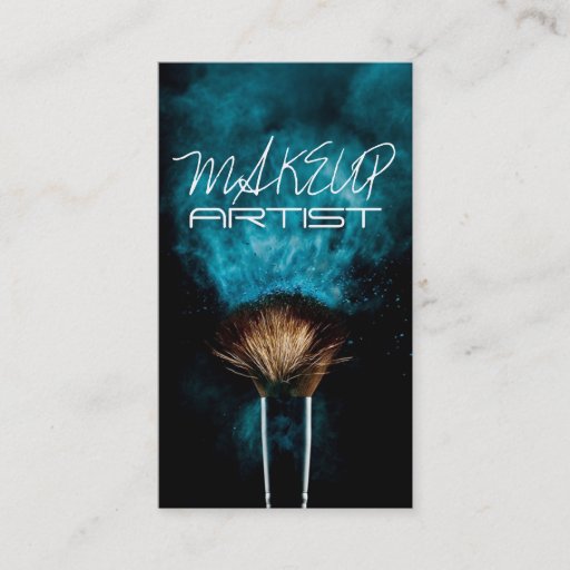 Customizable MakeUp Artist, Cosmetology, Salon Business Card