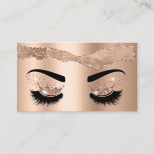 Makeup artist Crown Lashes Beauty Salon Extension Business Card