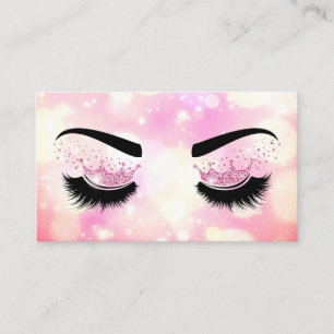 Makeup artist Crown Lashes Beauty Salon Extension Business Card