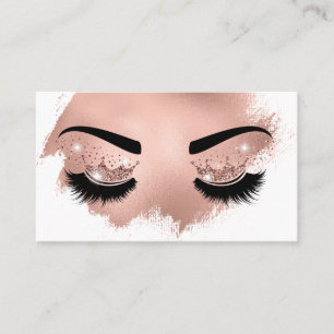 Makeup artist Crown Lashes Beauty Salon Extension Business Card