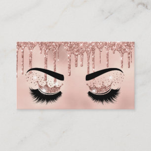 Makeup artist Crown Lashes Beauty Salon Extension Business Card