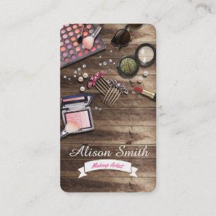 Makeup Artist Desk/Makeup Vanity Desk Business Card