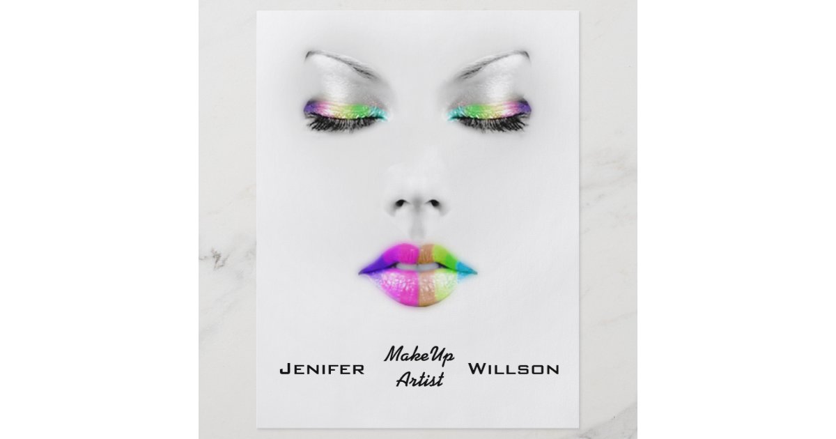 Makeup Artist Discount Offer Flyer Zazzle