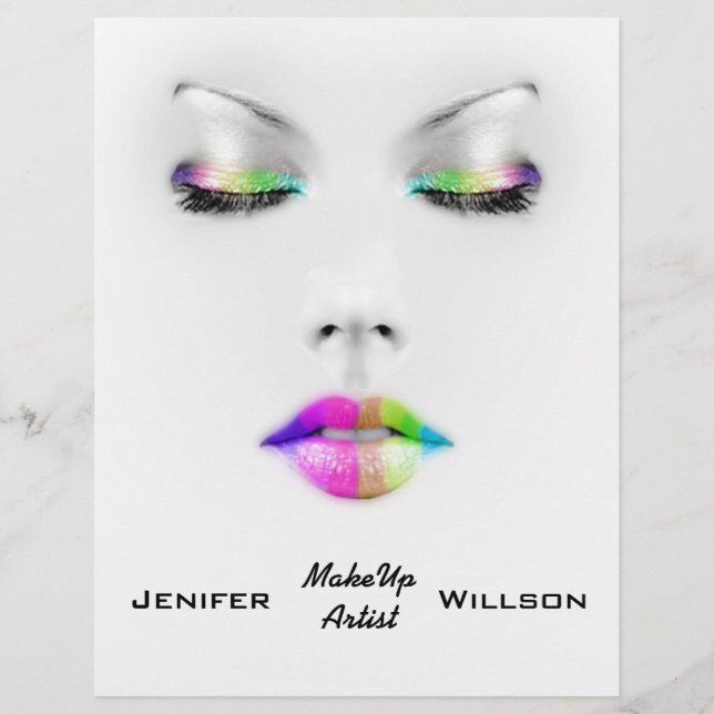 Makeup Artist Discount Offer Flyer (Front)