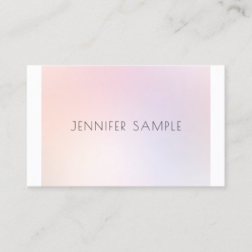 Makeup Artist Elegant Design Modern Plain Luxury Business Card