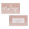 Makeup artist elegant typography blush rose gold