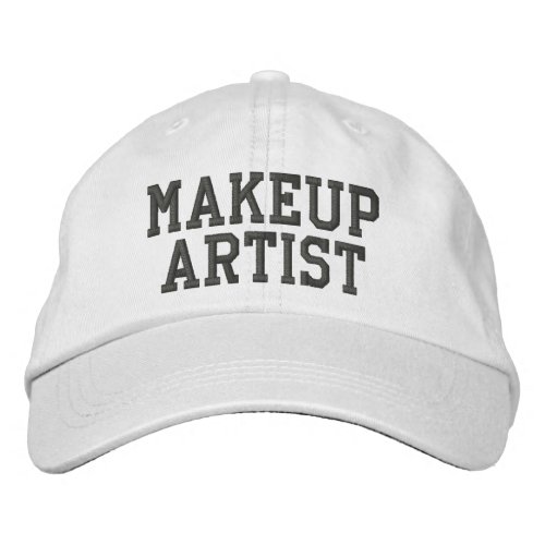 Makeup Artist Embroidered Text Embroidered Baseball Cap
