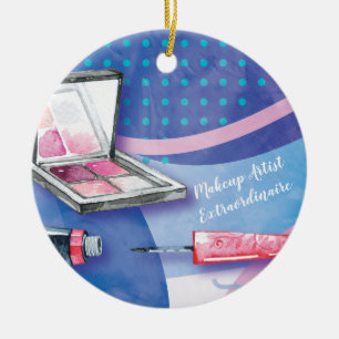 Makeup Artist  Extraordinaire Beauty Stylist Ceramic Ornament