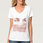 Makeup artist Eyebrows Lashes Glitter Rose Gold