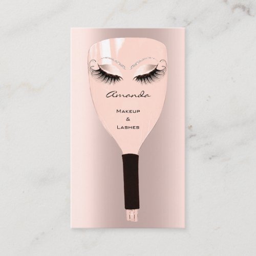 Makeup Artist Eyelash Extension Hair Stylist Face Business Card