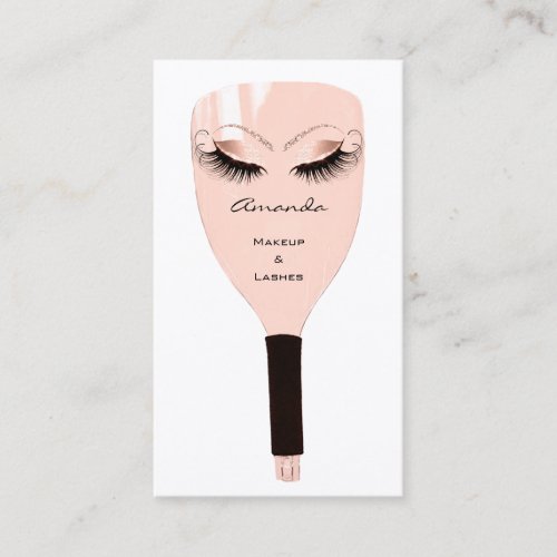 Makeup Artist Eyelash Extension Hair Stylist Face Business Card