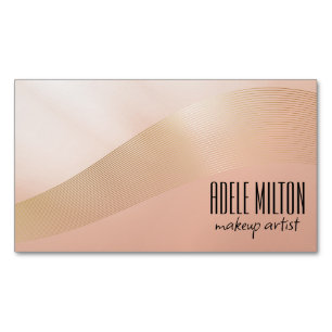 Makeup Artist Hair Salon Modern Holographic Business Card Magnet