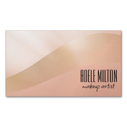 Makeup Artist Hair Salon Modern Holographic Business Card Magnet