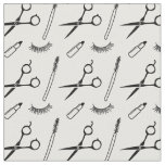 Makeup Artist Hair Stylist Cute Drawing Beauty Fabric