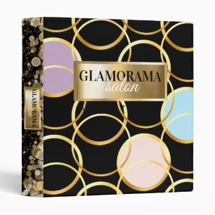 Makeup artist hair stylist salon appointment book 3 ring binder