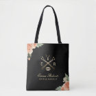 Makeup Artist & Hair Stylist Vintage Floral Black
