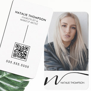 Makeup Artist Hairstylist Nail Tech Beauty Salon Business Card