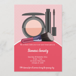 Makeup Artist Invitation