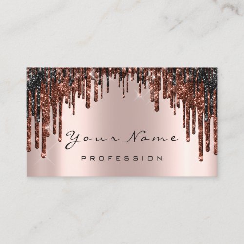 Makeup Artist Lash Chocolate Wax Appointment Card