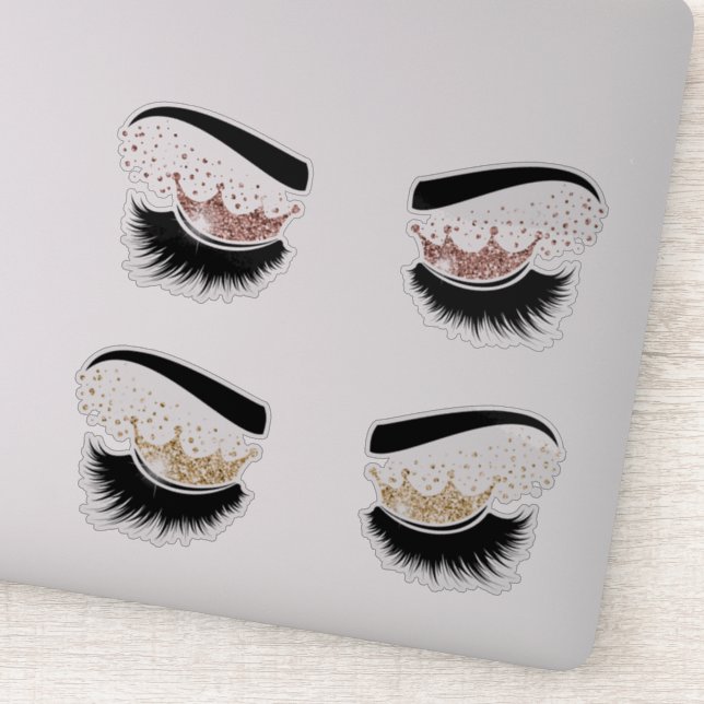 Makeup artist Lash Queen Beauty Salon Lashes Sticker (Detail)