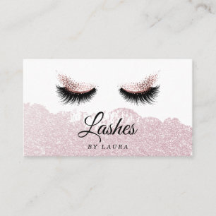 Makeup Artist Lashes Beauty Salon Eyes Cosmetics Business Card