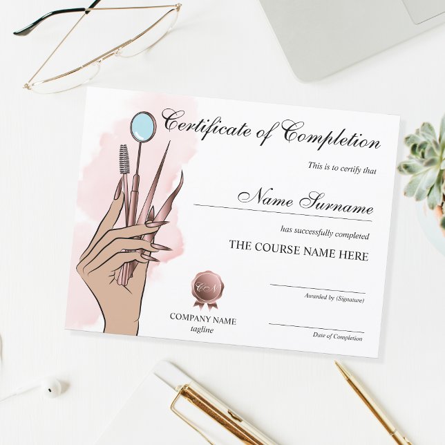 Makeup artist Lashes Eye Beauty  Course Completion (Creator Uploaded)