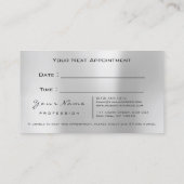 Makeup Artist Lashes Next Appointment Card (Back)