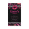 Makeup Artist Lips N Lace Zebra Red Pink