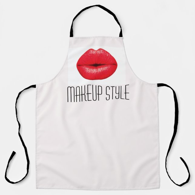 Makeup artist lipstick business apron (Front)
