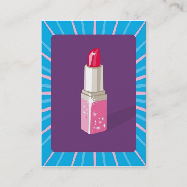 Makeup Artist/Lipstick Business Card (Front)