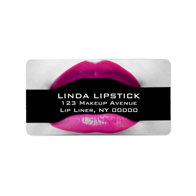 MakeUp Artist Mailing Address Labels (Front)