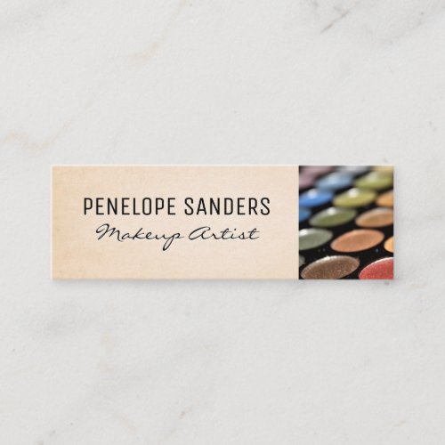 Makeup Artist  Makeup Palettes Mini Business Card