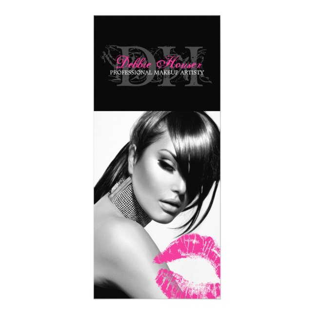 Makeup Artist Menu Rack Card (Front)