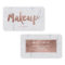 Makeup artist modern rose gold typography marble