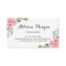 Makeup Artist Modern Script Girly Floral Wrapping