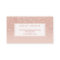 Makeup artist modern typography blush rose gold