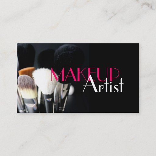 Customizable MakeUp Artist, Nails, Cosmetology Business Card