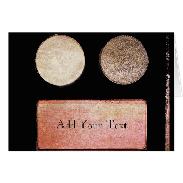 Makeup Artist Palette- Face by Shirley Taylor Cards (Front Horizontal)