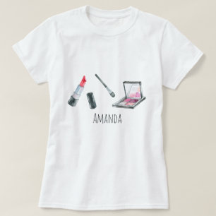 Makeup Artist Personalized Custom Art T-Shirt