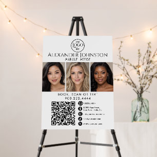 Makeup Artist Photo Business Signage Foam Board