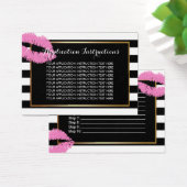 Makeup Artist Pink Lips Application Instructions (Desk)