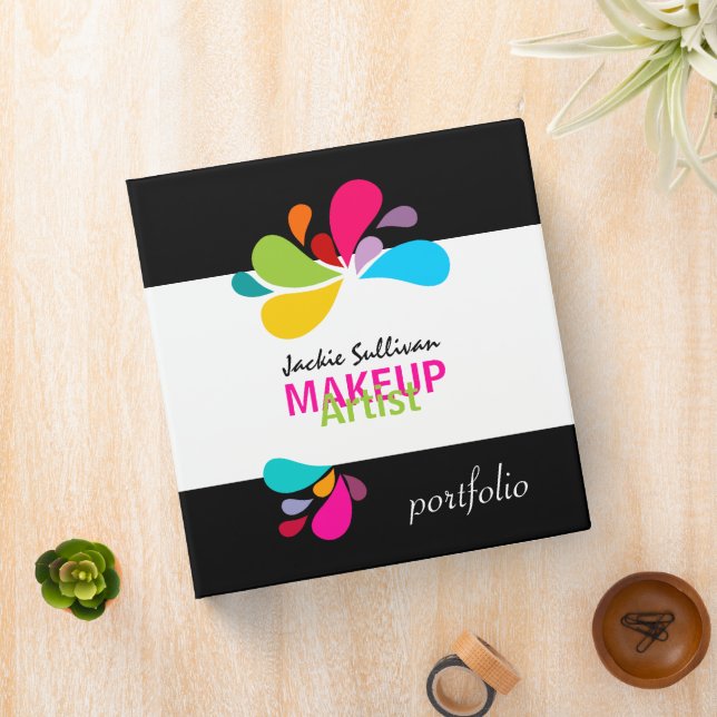 Makeup Artist Portfolio 1.5 Inch Binder (In Situ)