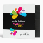 Makeup Artist Portfolio 2 Inch Binder | Zazzle