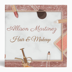 Makeup Artist Portfolio 3 Ring Binder