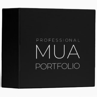 Makeup Artist Portfolio 3 Ring Binder