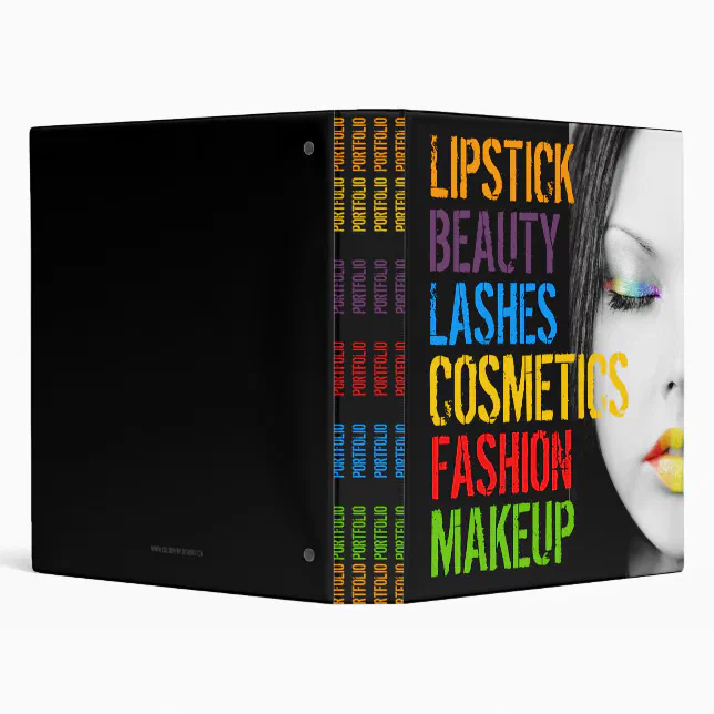 Makeup Artist Portfolio Binder Zazzle