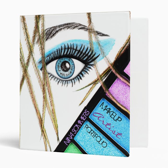 Makeup Artist Portfolio Binder (Front/Inside)